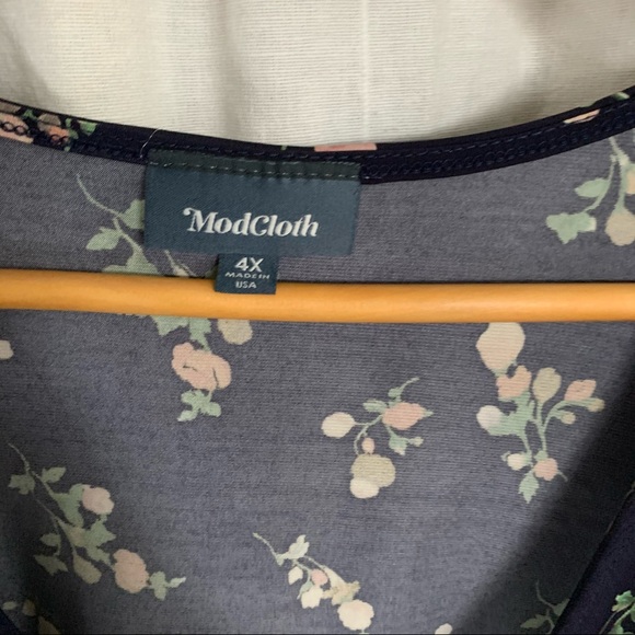 MODCLOTH | Chance Encounter Faux Wrap Dress - Picture 5 of 8